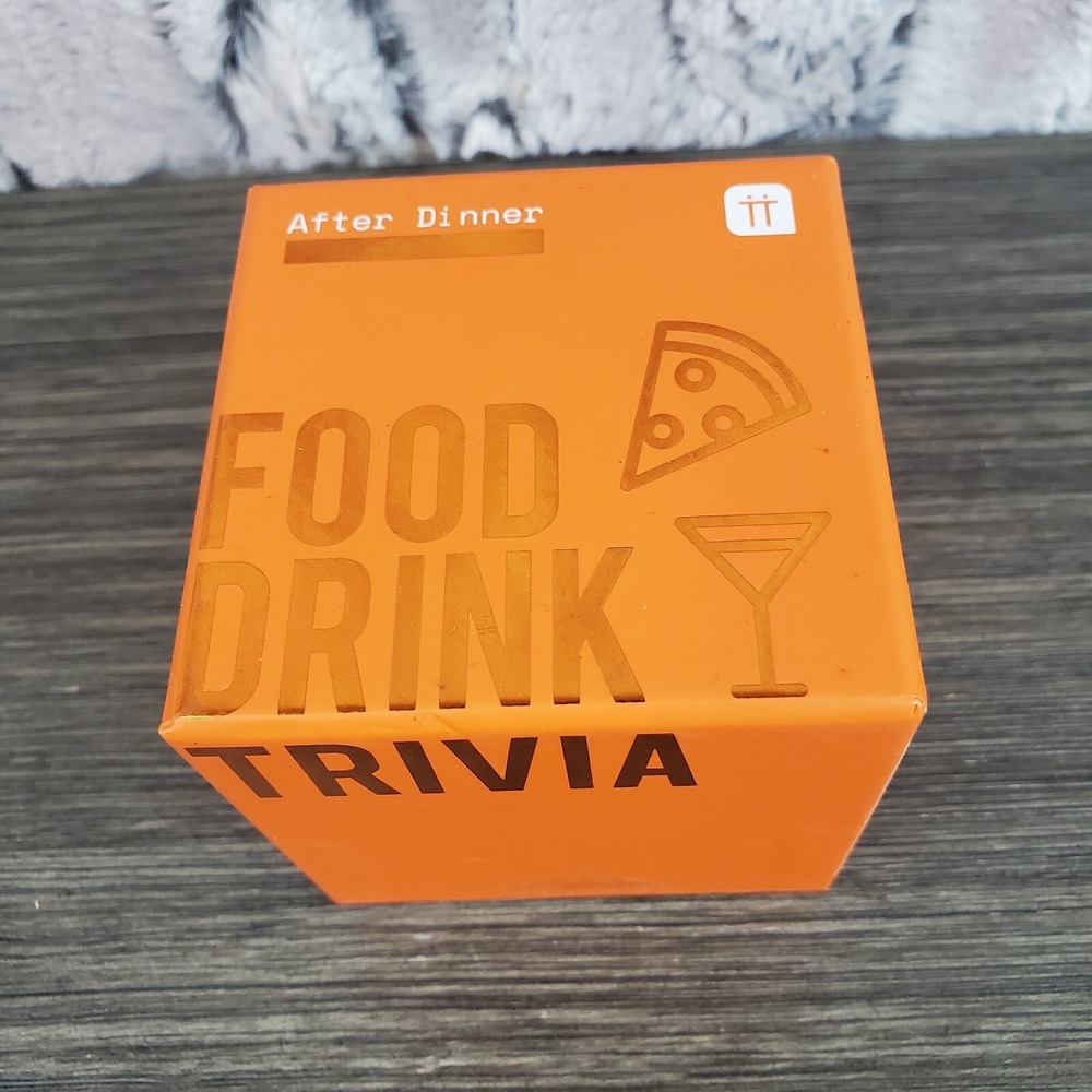 Talking Tables After Dinner Trivia‎ Foodie Trivia Cards 120 Food Drink Questions